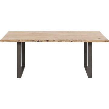 Table Harmony acier brut 160x80cm