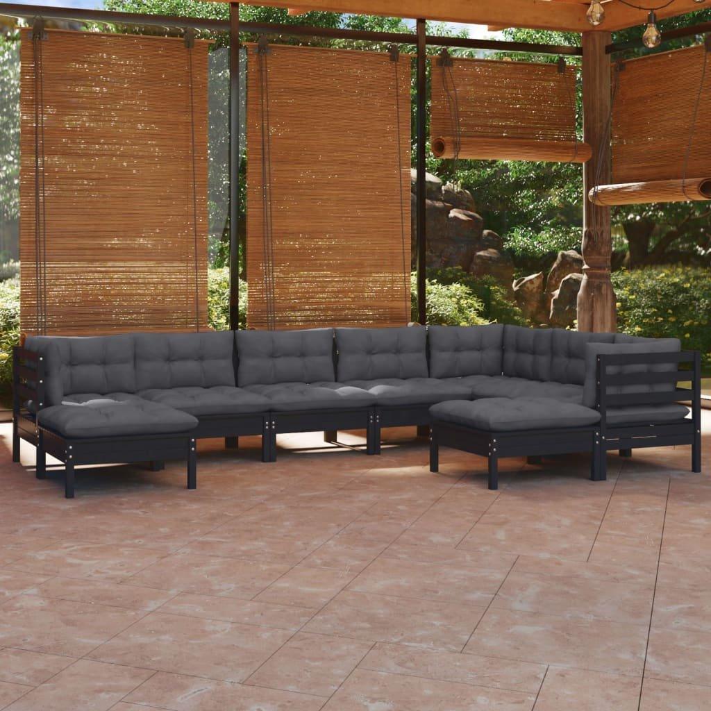 VidaXL Garten-lounge-set kiefernholz  