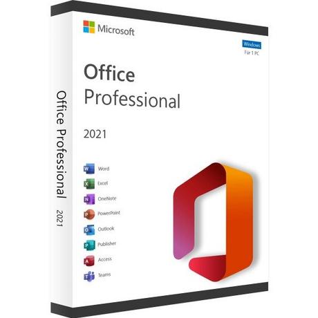 Microsoft  Office 2021 Professionnel (Professional) - Chiave di licenza da scaricare - Consegna veloce 7/7 