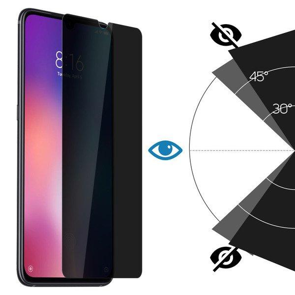 Avizar  Xiaomi Mi 9 Anti-Spy Displayschutzfolie 