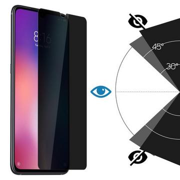 Xiaomi Mi 9 Anti-Spy Displayschutzfolie