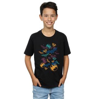 DC COMICS  Justice League Floating Icons TShirt 