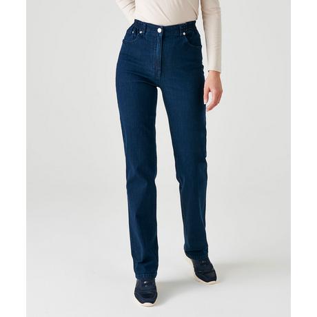 Damart  Jean 5 poches extensible, coupe droite. 