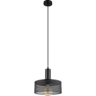 mutoni Lampe à suspension Jedd métal noir mat 25 1xE27  