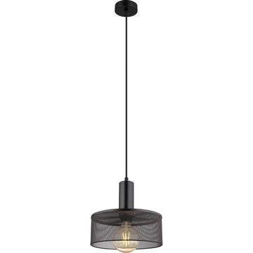 Lampe à suspension Jedd métal noir mat 25 1xE27