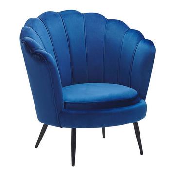 Fauteuil en Velours Glamour LOVIKKA