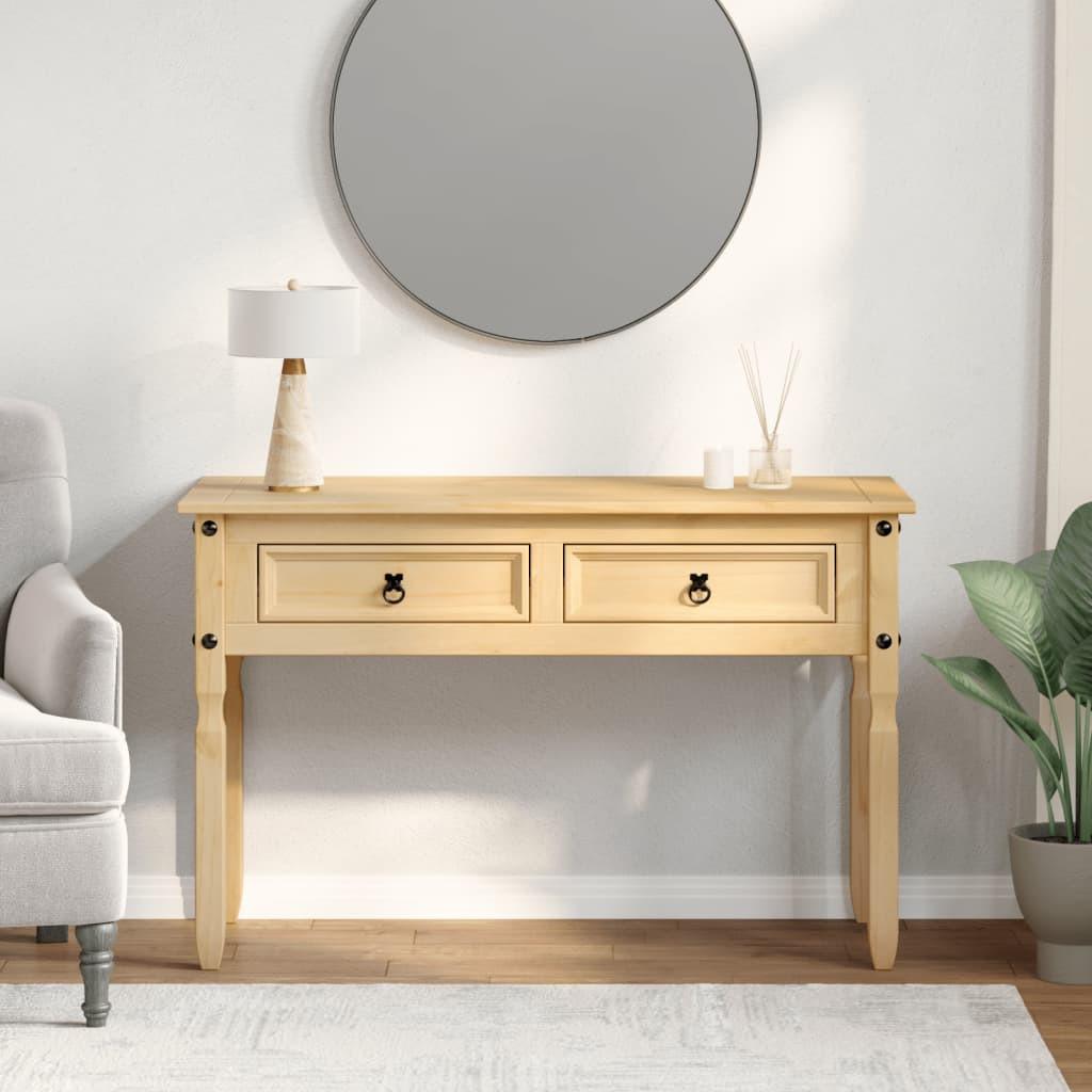 VidaXL Table console bois de pin  