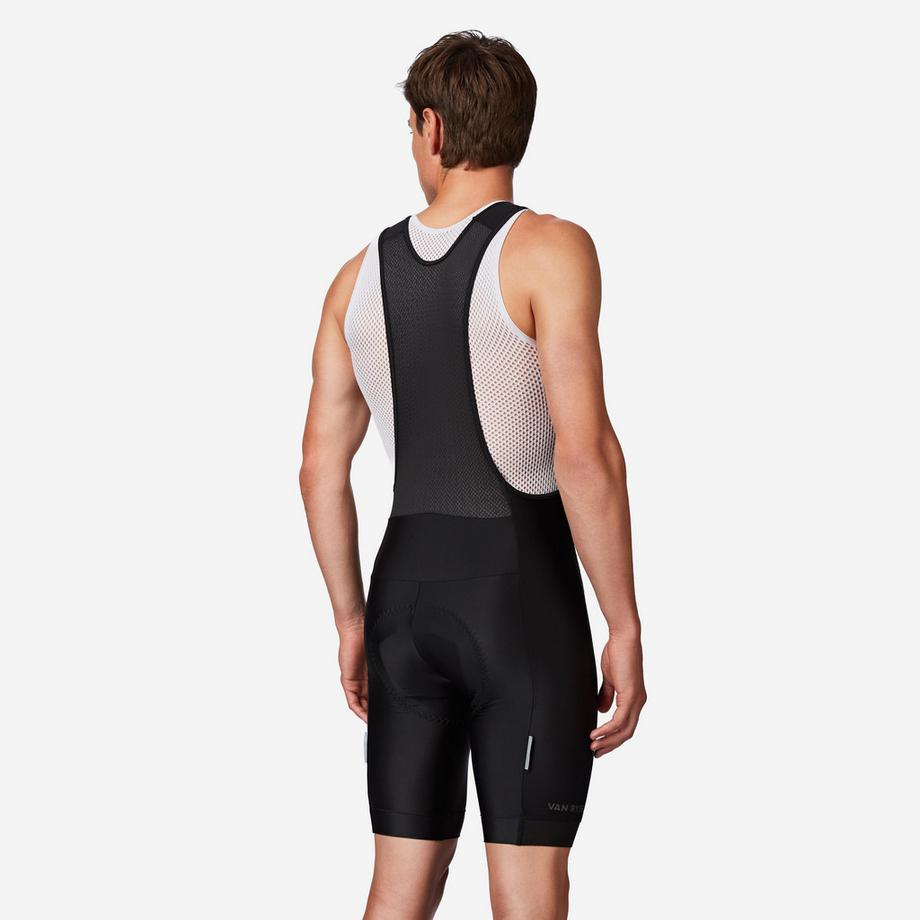 VAN RYSEL  Pantaloncini corti con bretelle uomo shorts poliestere 