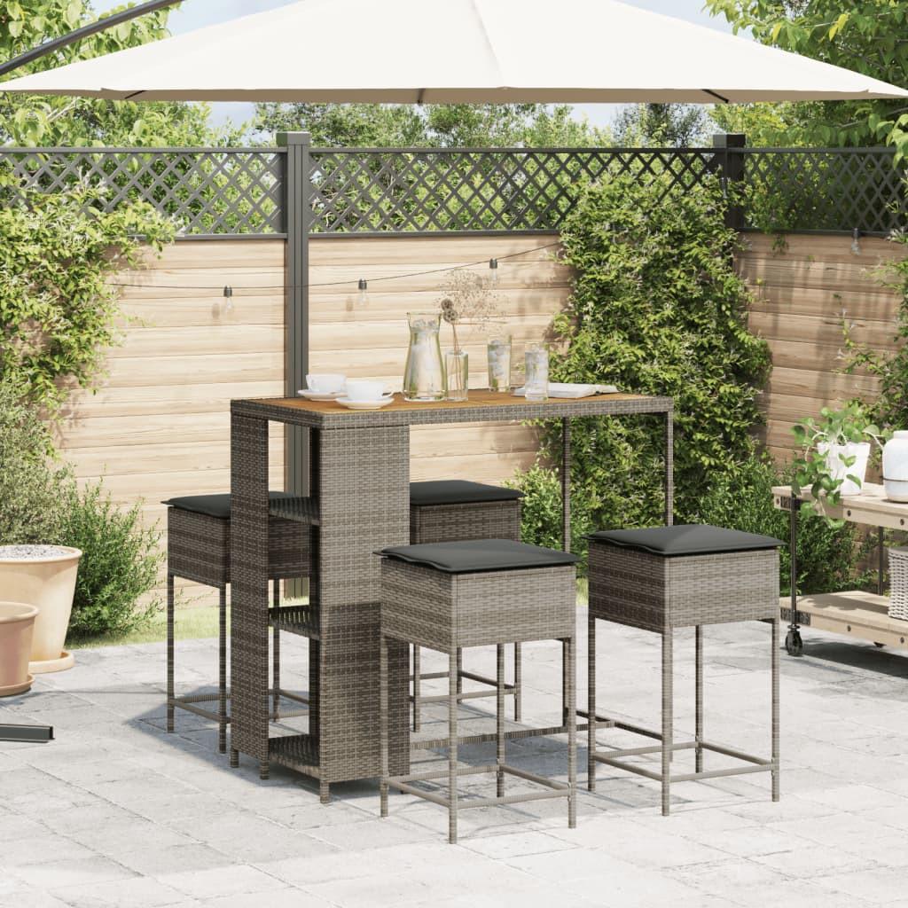 VidaXL Gartenbar set poly-rattan  