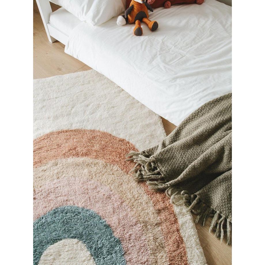 Benuta Kinderteppich Rainbow Multicolor  
