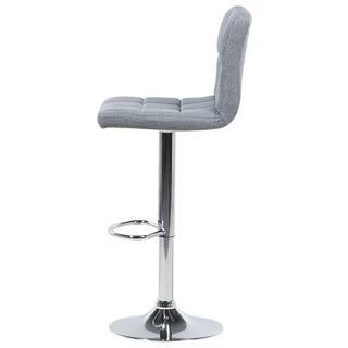 Beliani Set di 2 sedie alte en Tessuto Moderno MARION  