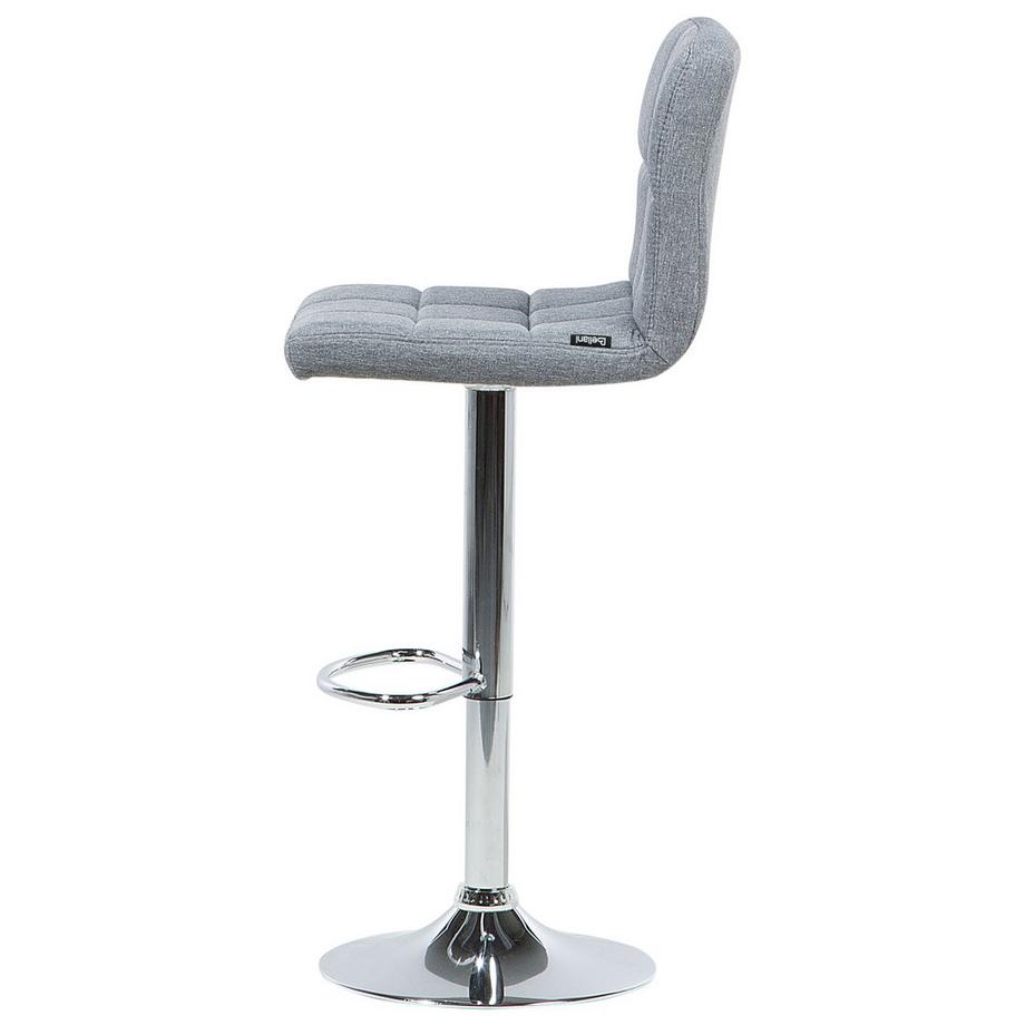 Beliani Set mit 2 Barstühlen aus Stoff  MARION  