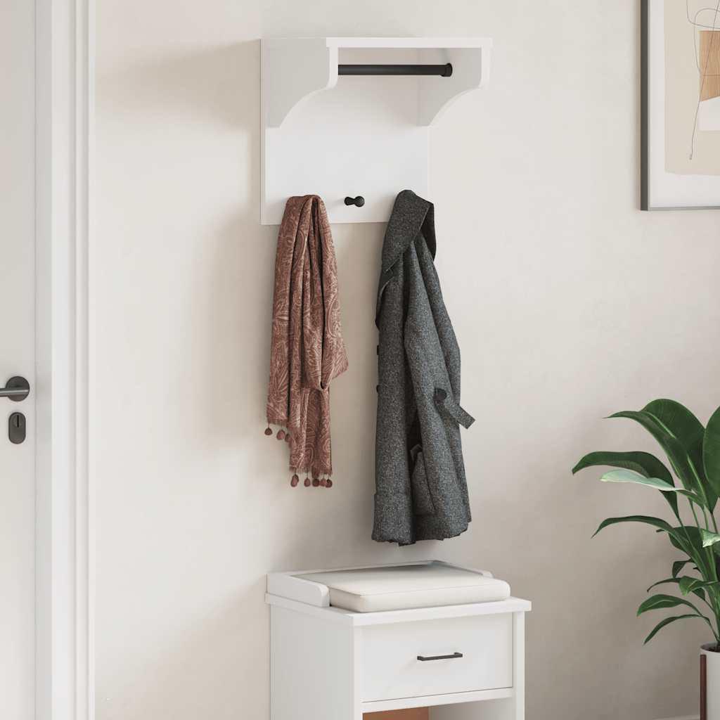 VidaXL appendiabiti da parete Legno di pino  