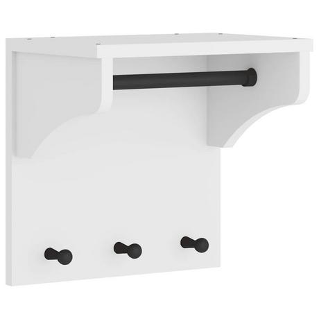 VidaXL appendiabiti da parete Legno di pino  