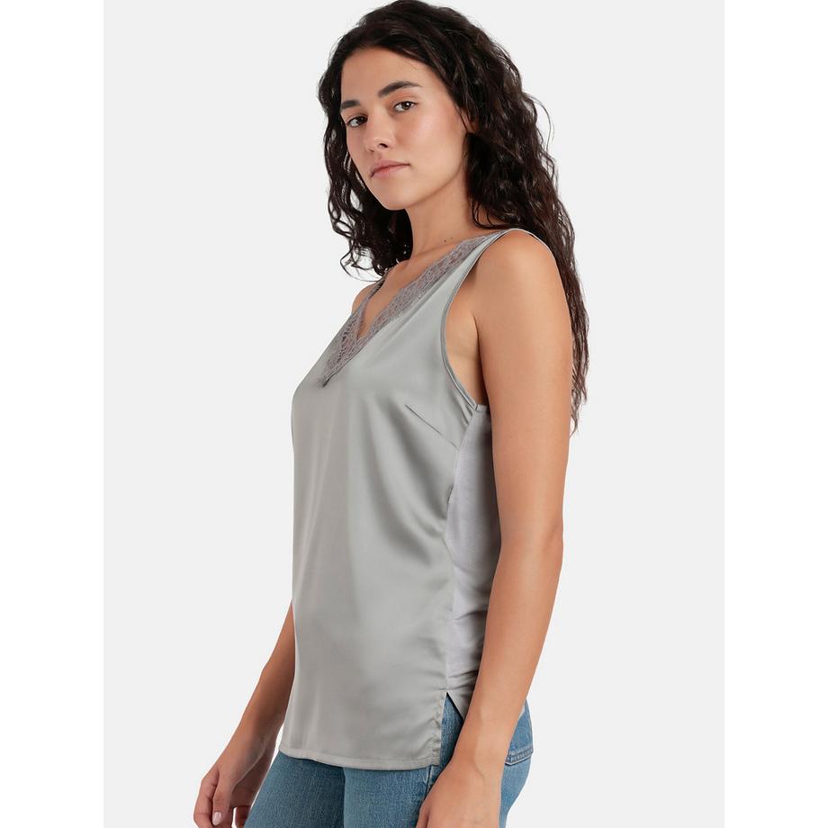 Admas Débardeur dentelle Satin Lace  