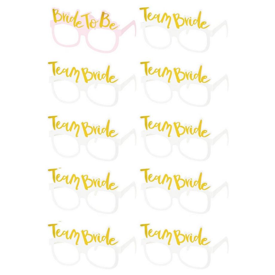 eStore  Papiergläser für den Junggesellenabschied - 10 Stk 