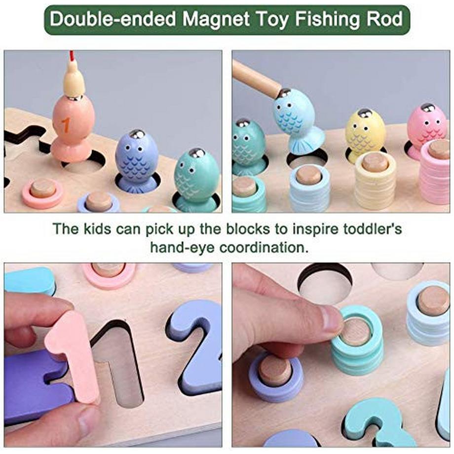 Activity-board  Lernspielzeug Zahlen lernen, Holzspielzeug Lernpuzzle | Holzklötze aus Holz - Motorik für frühes Lernen im Kindergarten für Kleinkinder 