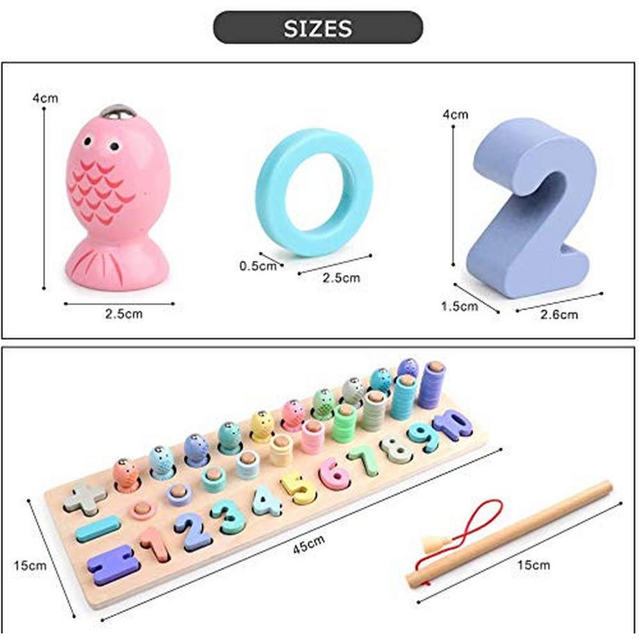 Activity-board  Lernspielzeug Zahlen lernen, Holzspielzeug Lernpuzzle | Holzklötze aus Holz - Motorik für frühes Lernen im Kindergarten für Kleinkinder 