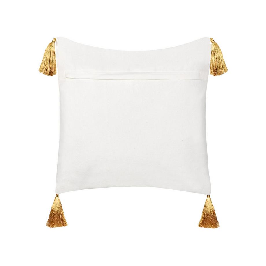 Beliani Dekokissen 2er Set aus Baumwolle Modern ZAMIA  