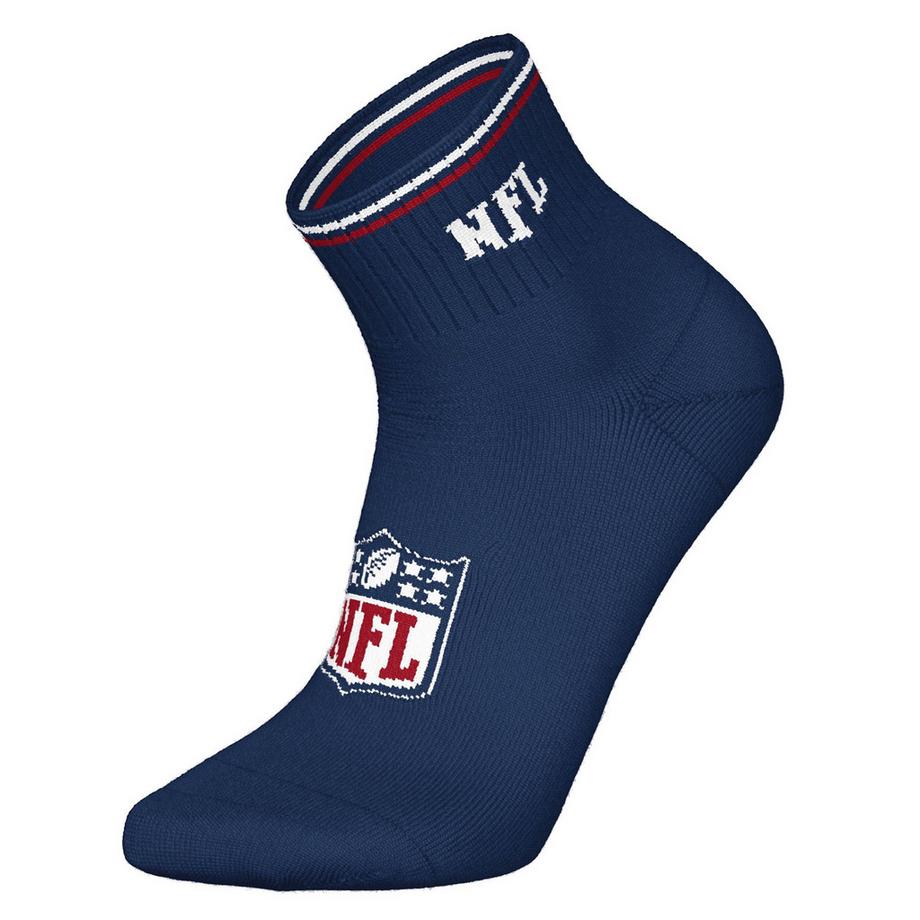 NFL Shield 3er Pack Quarter Socken  