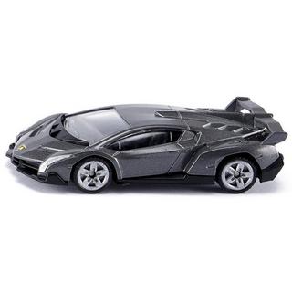 siku  1485, Lamborghini Veneno, Metal/Kunststoff, Spielzeugauto für Kinder, Dunkelgrau, Bereifung aus Gummi 