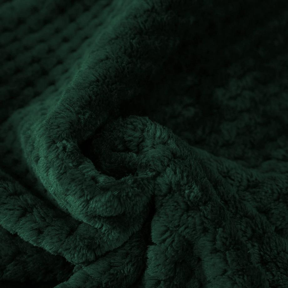 Alopini Coperta in pile super morbida e calda motivo a nido d'ape  