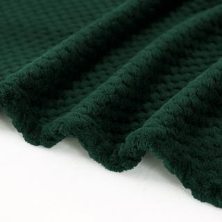 Alopini Coperta in pile super morbida e calda con motivo a nido d'ape  