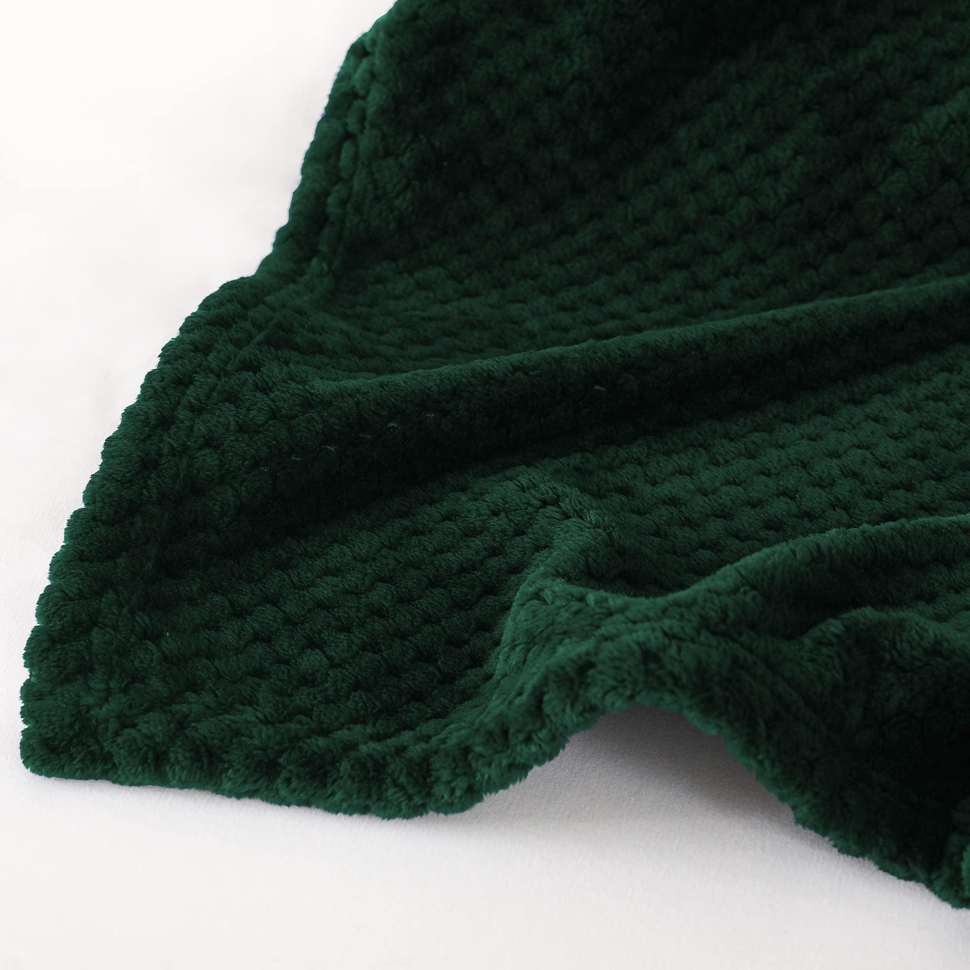 Alopini Coperta in pile super morbida e calda con motivo a nido d'ape  