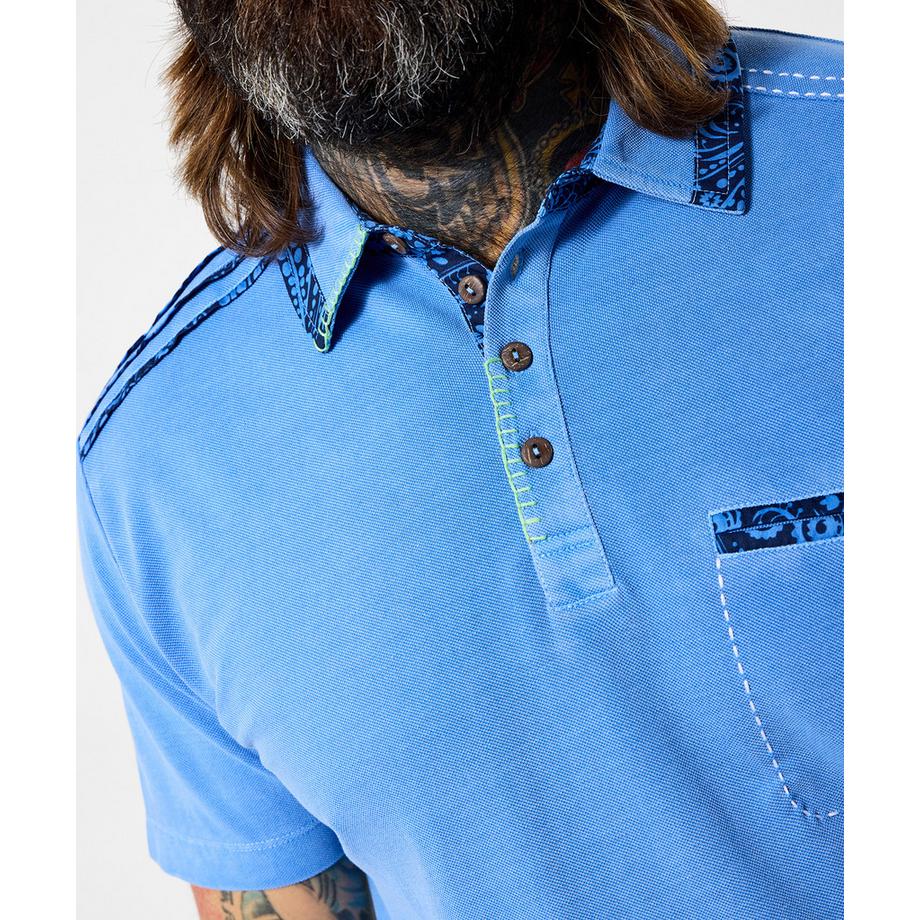 Joe Browns Polo à manches courtes avec broderie et détails contrastés  