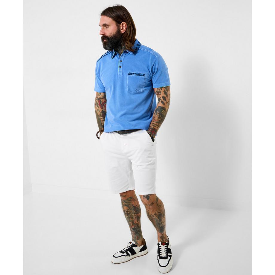 Joe Browns Polo à manches courtes avec broderie et détails contrastés  