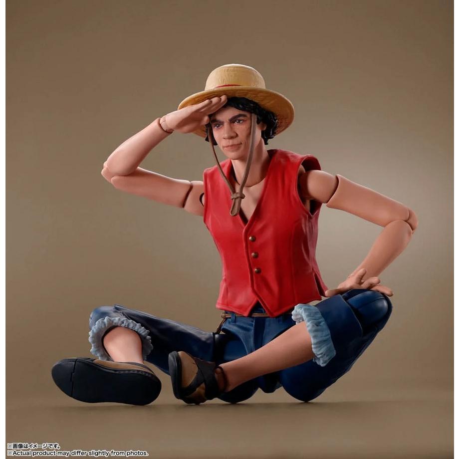 Bandai  Action Figure - S.H.Figuart - One Piece - Netflix - Monkey D. Luffy 