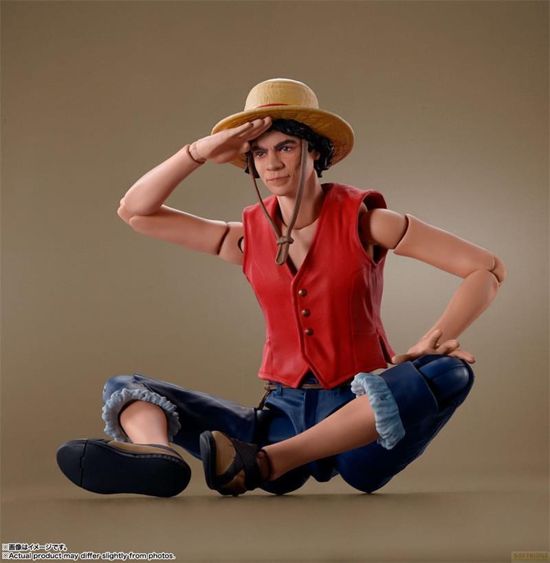 Bandai  Action Figure - S.H.Figuart - One Piece - Netflix - Monkey D. Luffy 