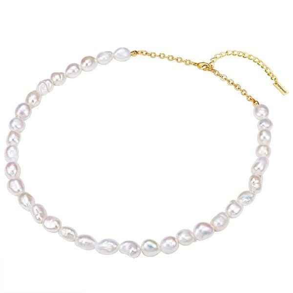 Yokoamii  Femme Collier de perles 