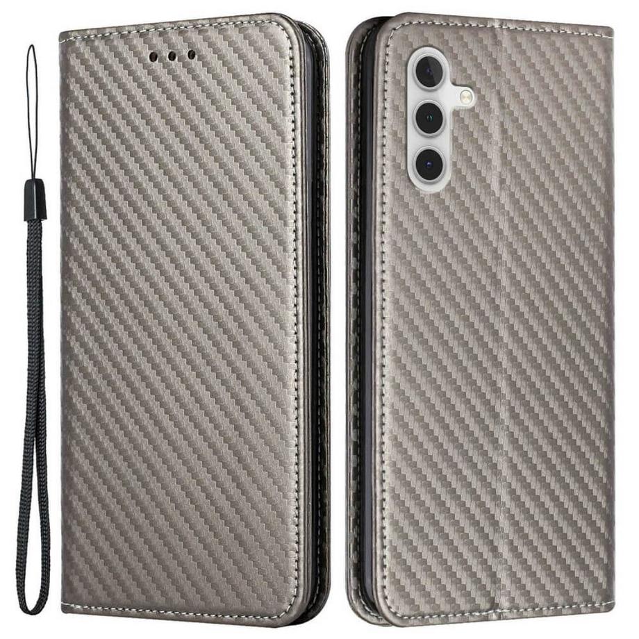 Cover-Discount  Galaxy S24 - Carbon Look Flip Case 