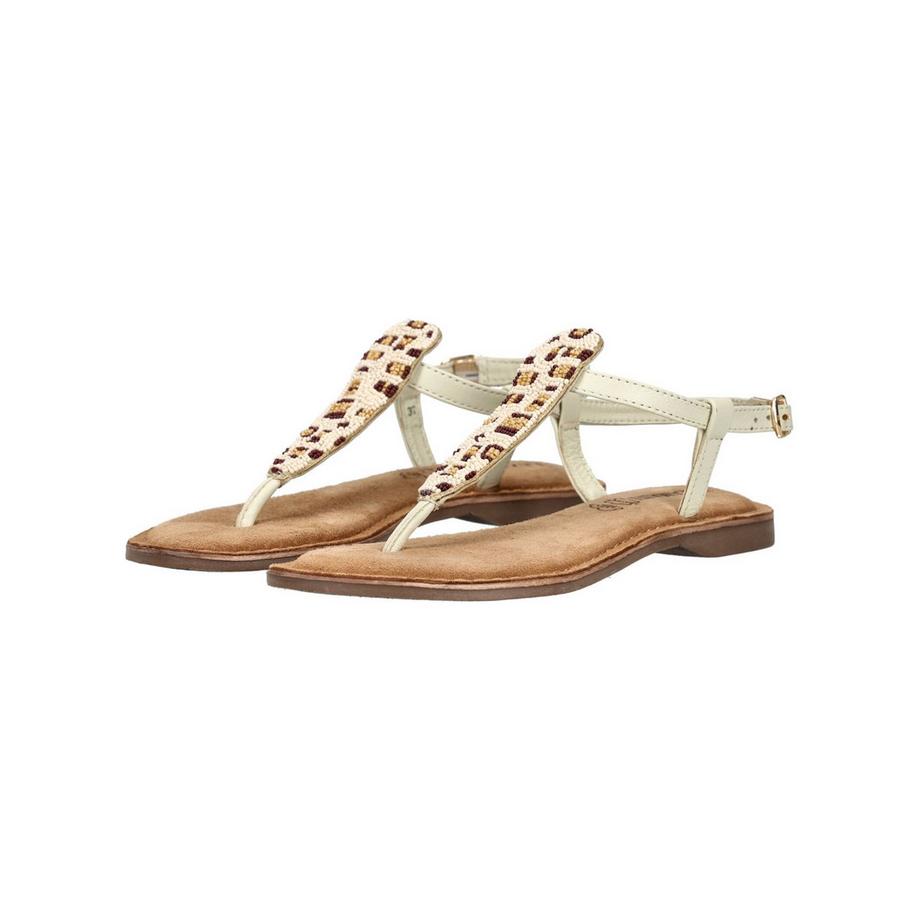 Lazamani Sandale Slingback à Perles  