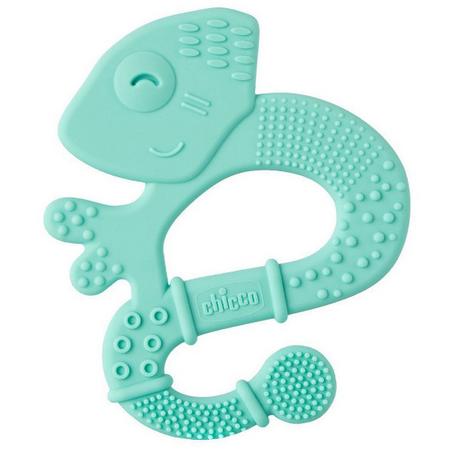 Chicco  CHICCO Anneau de dentition avec poils doux EIDECHSE BLUE 2m+ (1 pc) 