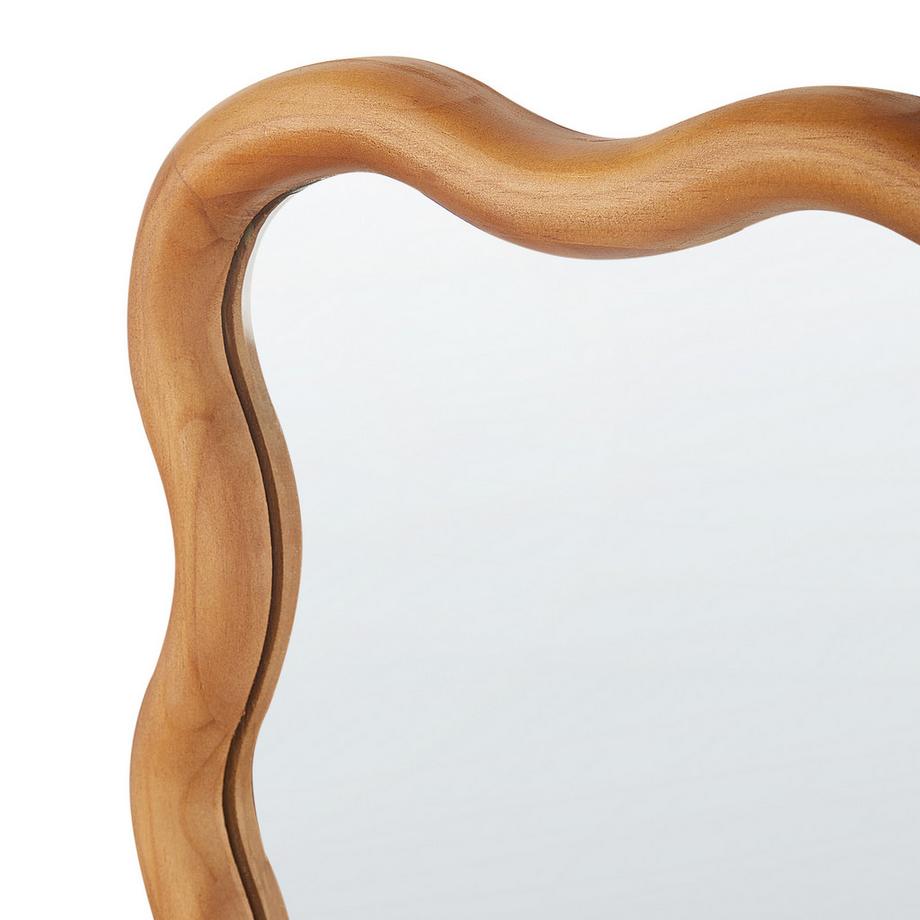 Beliani Miroir en Bois de pin  BEFFES  