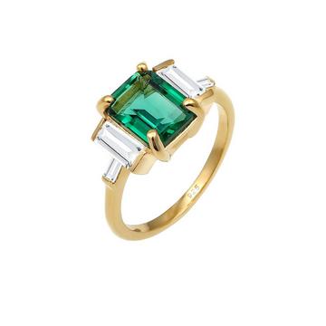 Bague Femmes Glamoureux Avec Quartz Et Topaze