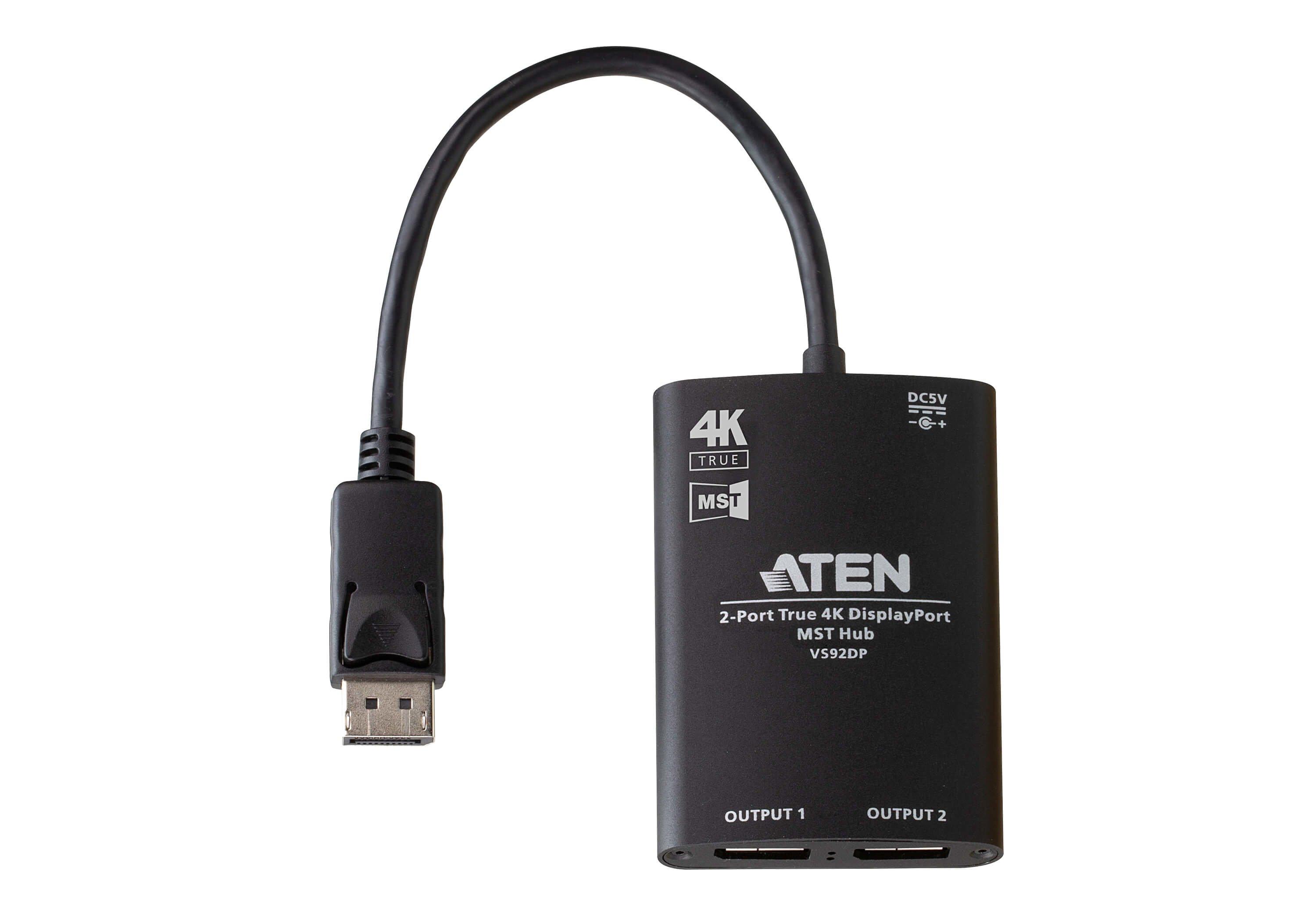 ATEN  ATEN 2-Port True 4K DisplayPort MST Hub 