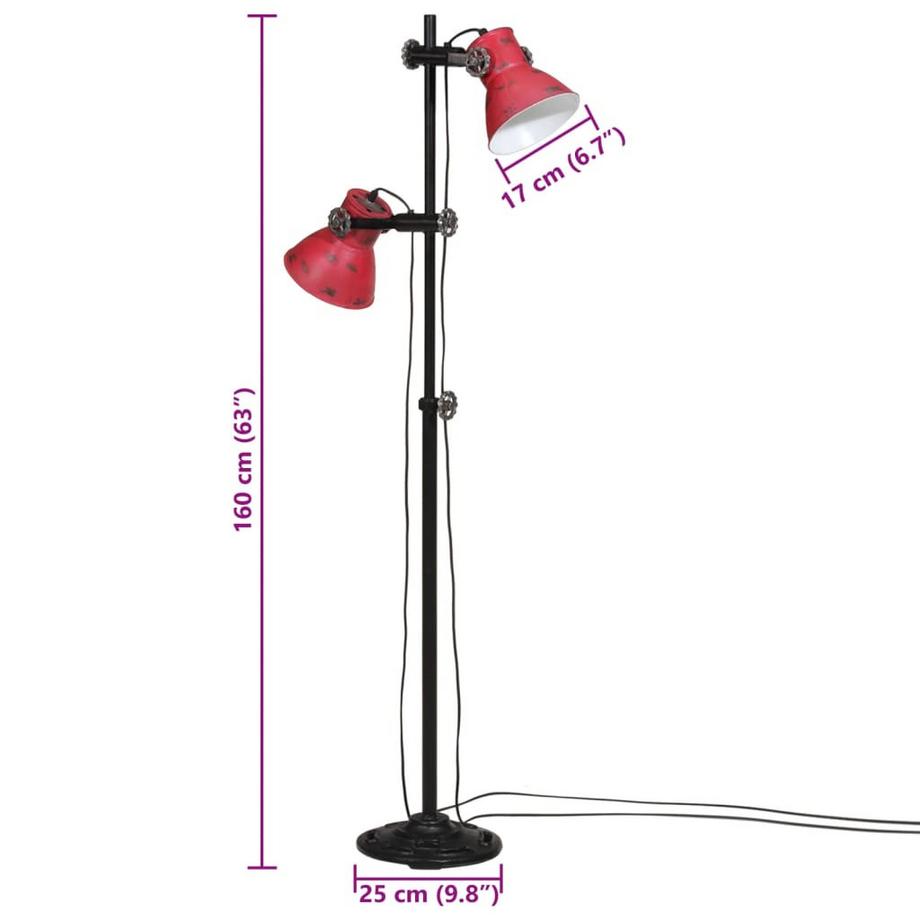 VidaXL Lampadaire fer  