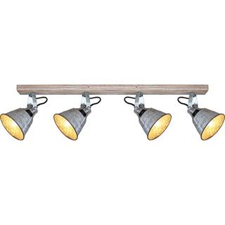 mutoni Strahler Günther I Holz weiss 4xE27  