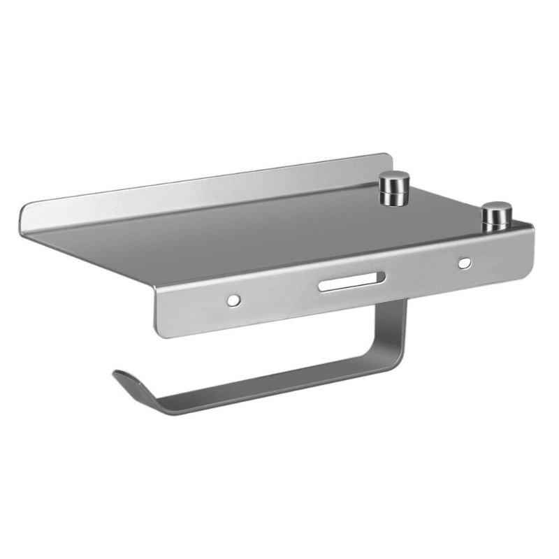 eStore Toilettenpapierhalter mit mobiler Ablage  