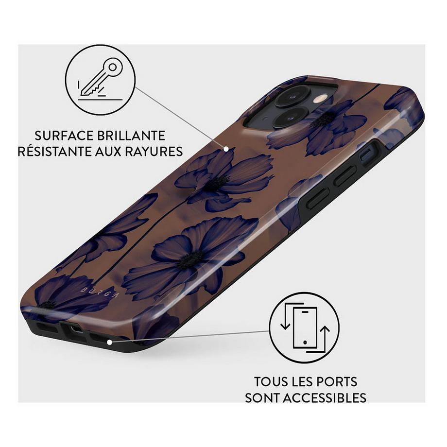 Burga  Custodia per iPhone 13 Tough Velvet Night 