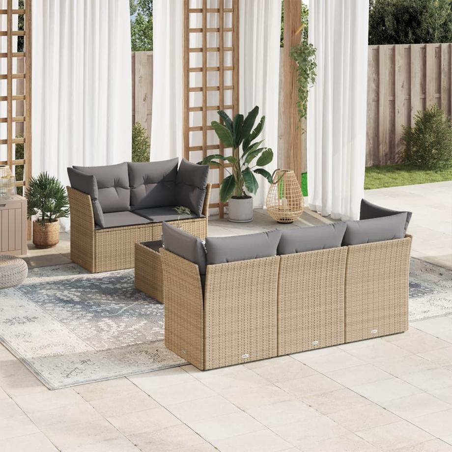 VidaXL Garten sofagarnitur poly-rattan  
