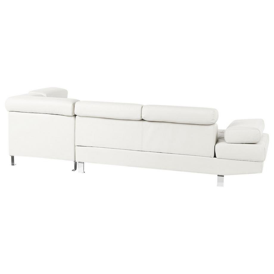 Beliani Canapé d'angle en Cuir PU  NORREA  