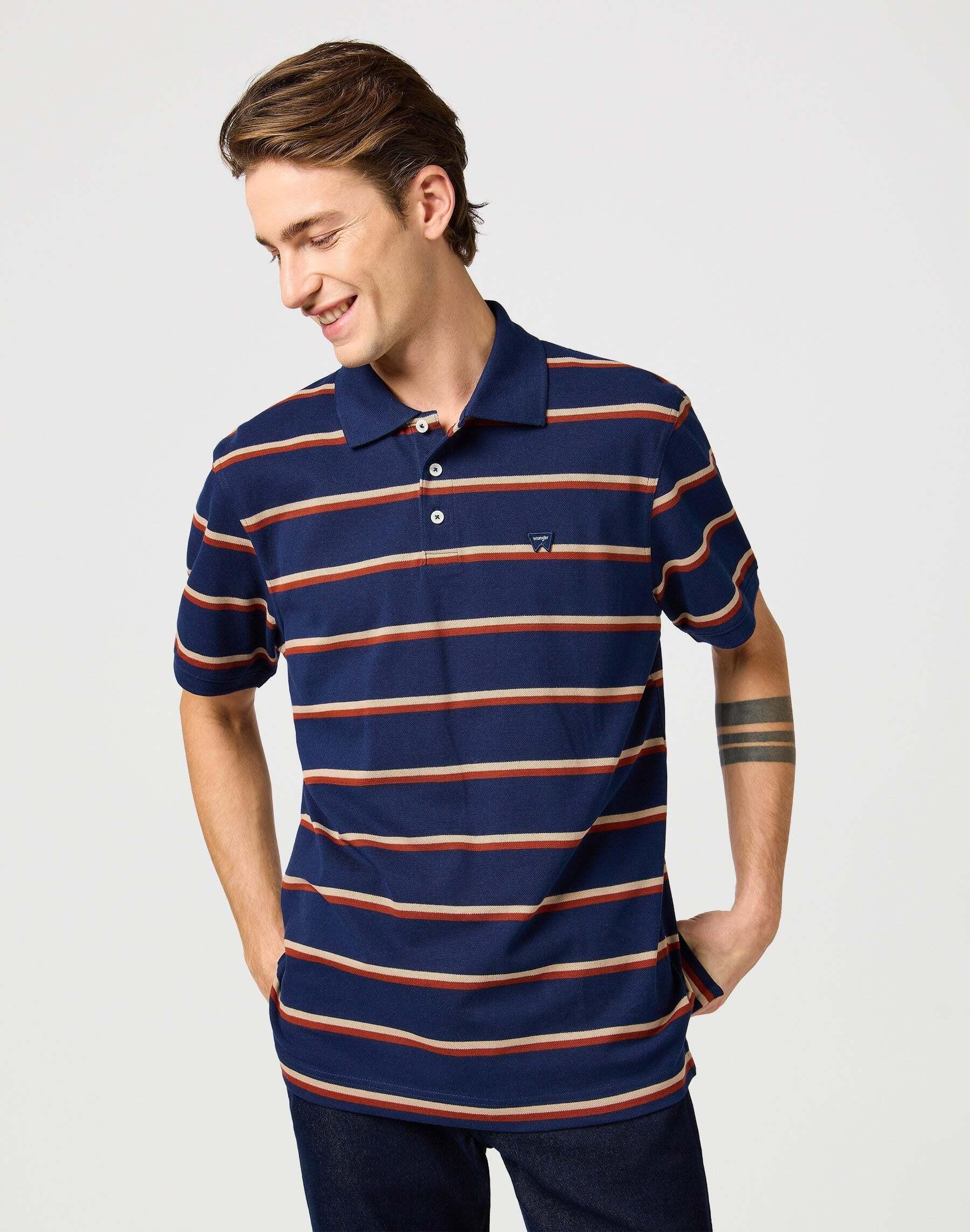 Wrangler Stripe Polo Shirt  