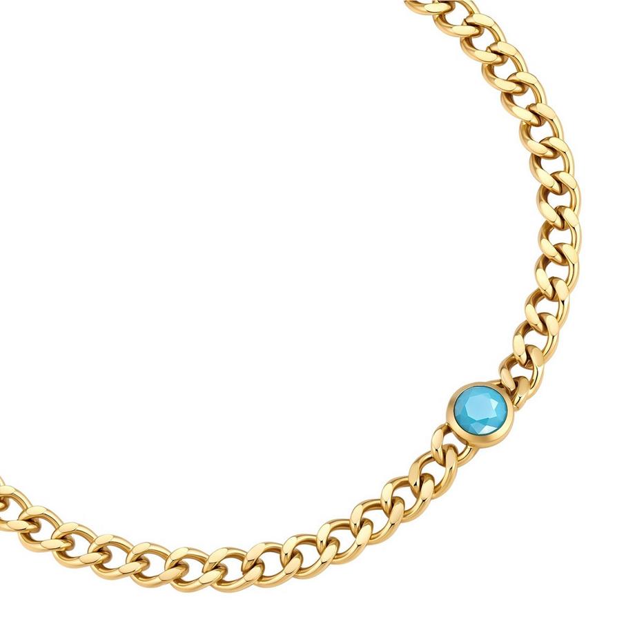 Glanzstücke München  Armband Geburtsstein Dezember Edelstahl verziert mit Kristallen von Swarovski 