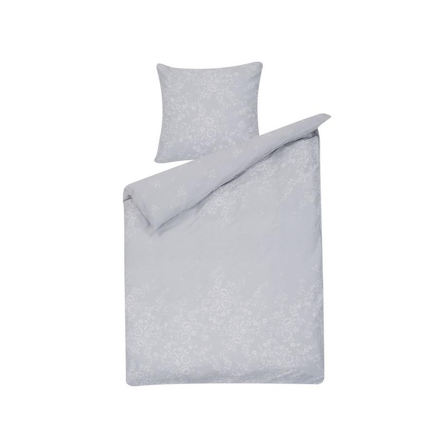 Beliani Morningside Ensemble de housses de couette en Satin de coton Classique  