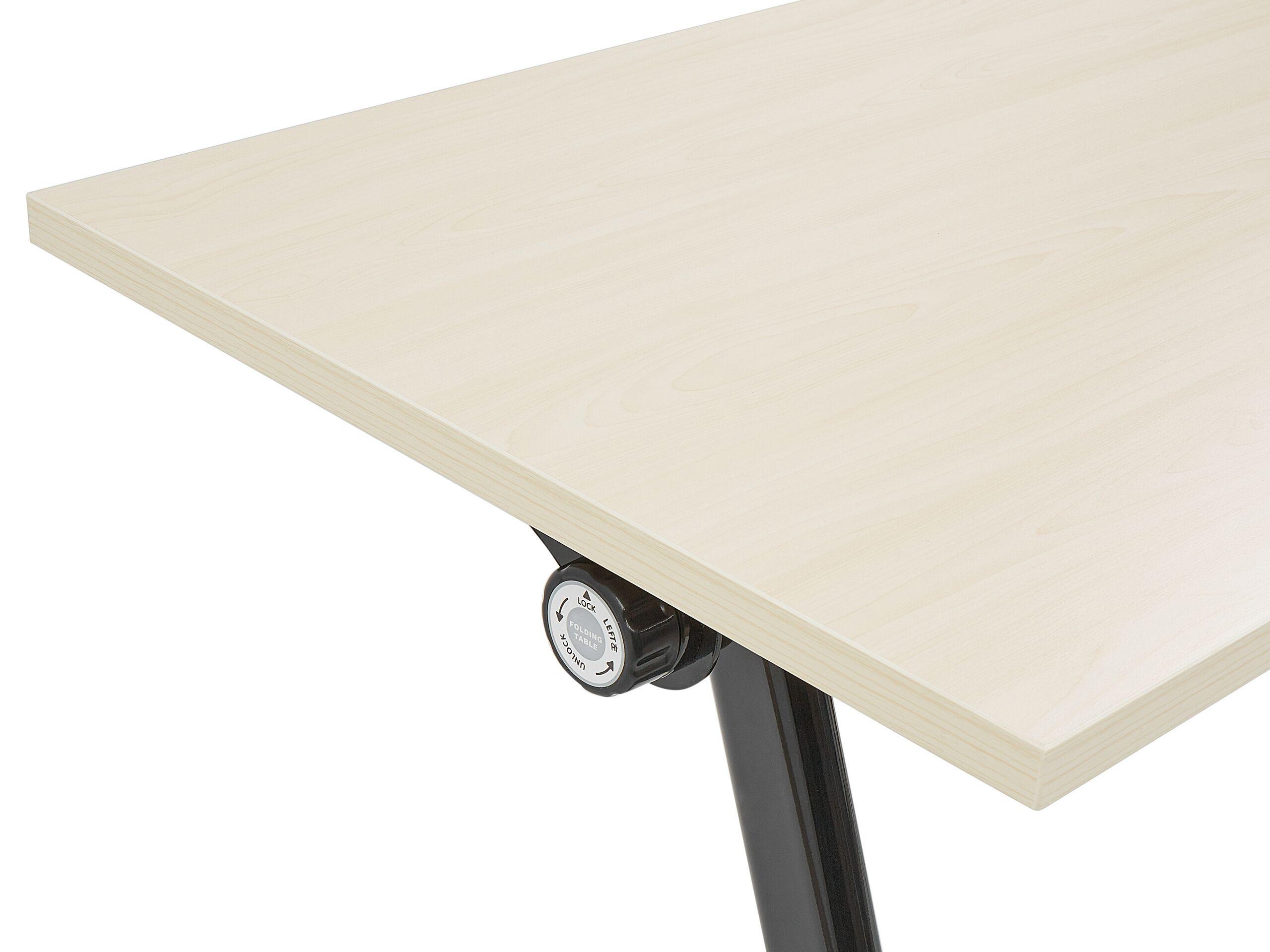 Beliani Bureau pliable en Acier Moderne BENDI  