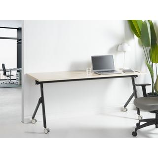 Beliani Bureau pliable en Acier Moderne BENDI  